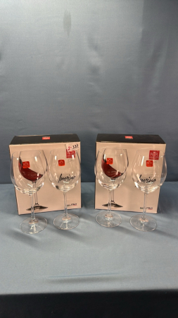 (4) RCR Wine Glasses