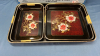 3 Piece Lacquerware Tray Set - 2