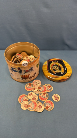 Large Quantity of Assorted Milk Bottle Caps