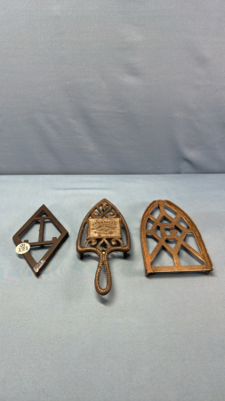 (2) Metal Trivets