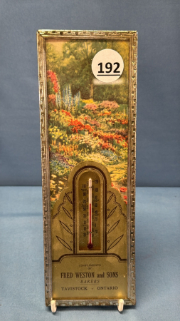 Thermometer from Fred Weston and Sons