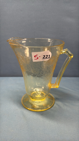Yellow Depression Pitcher