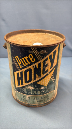 C.S. Atkinson, St Marys 9lb Honey Pail