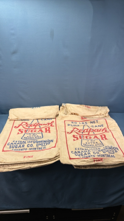 Approx. 8 Redpath 50lb Sugar Bags
