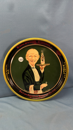 Cinnicati Cream 13in Beer Tray