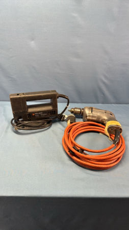 Black & Decker Jigsaw & 1/4in Drill
