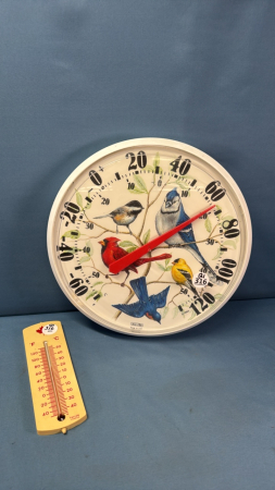 12in Round Thermometer&8in Thermometer