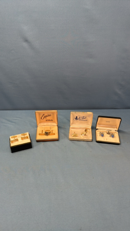 (3) Sets of Cuff Links & 10K Gold Ring