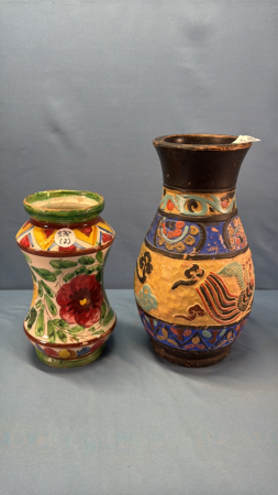 (2) Decorative Vases