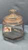 5in Glass Cannister w/Lid & 5in High Beer Stein - 4