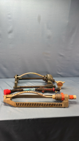 (3) Lawn Sprinklers & 1 Vintage Hose End Style