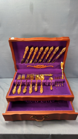 Plated Set of Flatware Marked Community