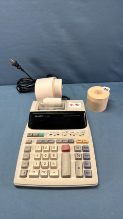 Sharpe Electric Calculator