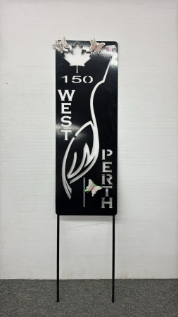 West Perth 150th Commerative Garden Stake