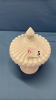 Milk Glass 7in Tall Candy Dish w/Lid - 2