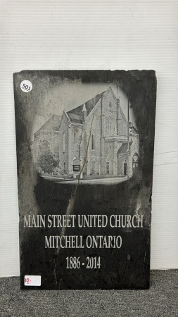 Decorative Slate from Main Street United Church