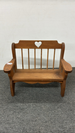Wooden Dolls Bench