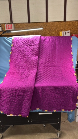 Gold & Purple Quilt