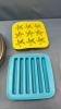 1950's Cake Saver&(2)Ikea Silicone Ice Cube Trays - 2