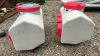 2 Poly 50 lb Chicken Feeders - 4
