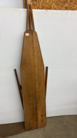 Wooden ironing board