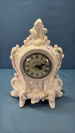 Ceramic Electric Mantle Clock