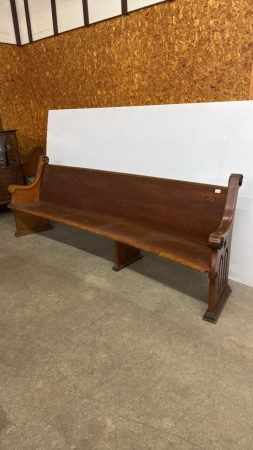 Wooden Church Pew