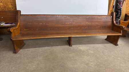 Wooden Church Pew