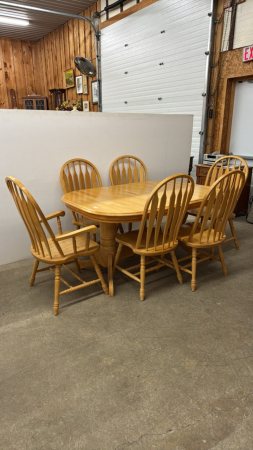 Double Pedestaled Extension Table