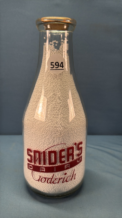 Snider's Dairy Round Silk Screened Quart