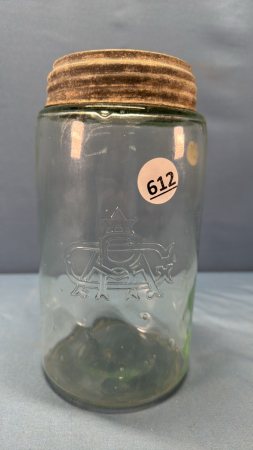 2 Quart Jar with Embossing