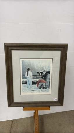 Paul Rupert Numbered Print "Cows"