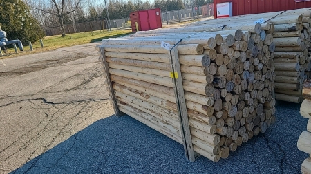 124- 3in x 8ft Cedar Fence Posts