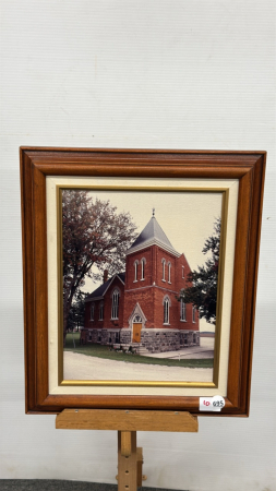 Picture of Monroe Church on Canvas