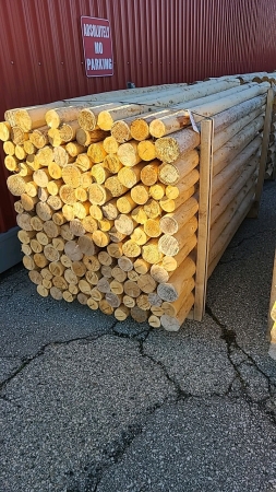 131- 3in x 8ft Cedar Fence Posts