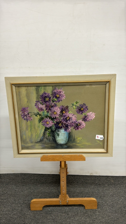 Purple Flower Print By C. Smith