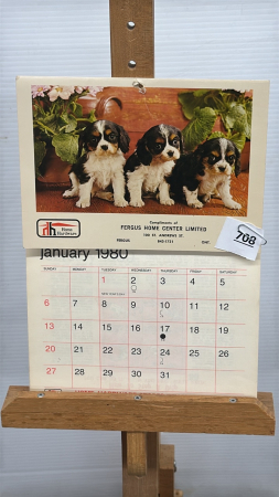 Fergus Home Centre 1980 Calendar
