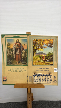 E. Schwartzentruber Blake 1956 Calendar