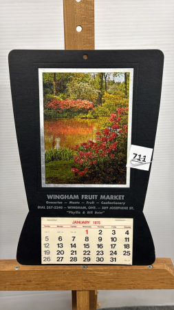 Wingham Fruit Market 1975 Calendae