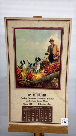 W.G. Fuhr 1948 Calendar