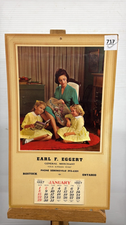 Earl Eggert 1967 Calendar
