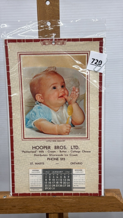 Hooper Bros Limited 1961 Calendar