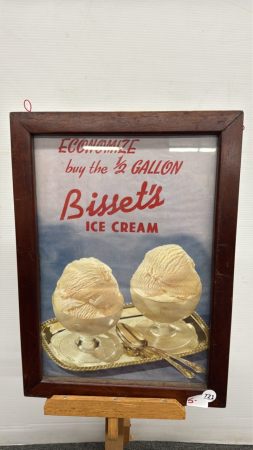 Bisset's Ice Cream Framed Poster