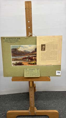 Metropolitian Bank 1908 Calendar