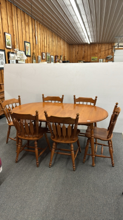 Maple Table & 6 Chairs