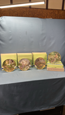 Set of 4 "Wildflower" Plates