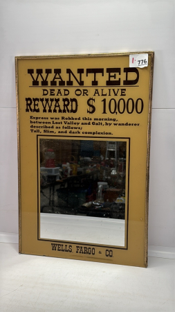 Wanted Dead or Alive Mirror