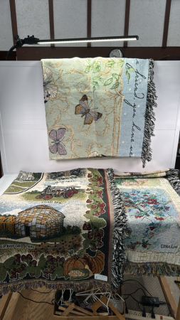 (3) Like New Throw Blankets