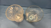(2) 9in Glass Vases - 2