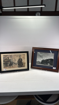 (2) Framed Railway Prints